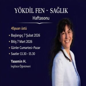 YÖKDİL FEN-SAĞLIK 2026 Haftasonu 45 puan üstü